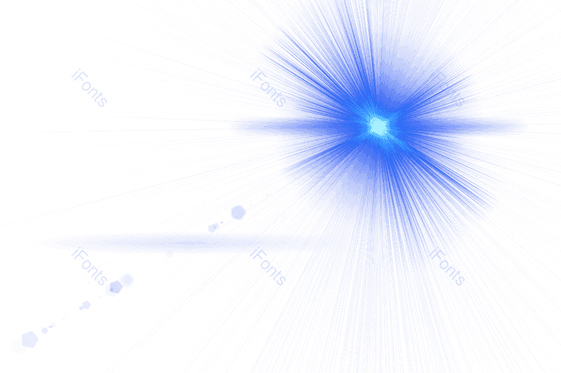光效图片,科技元素,光斑PNG,蓝色免抠素材